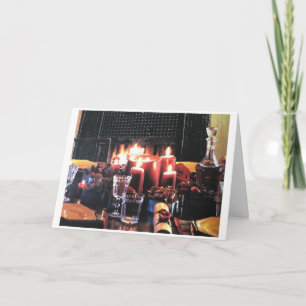 CARTE NOËL APPORTE SOUVENIRS ET SOUVENIRS D'AMIS