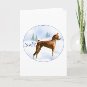Carte Noel Basenji