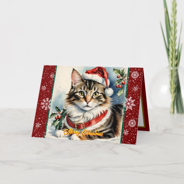 Carte Noël Belle collection moderne de vacances (Devant)