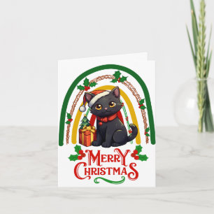Carte Noël Bombay-cat