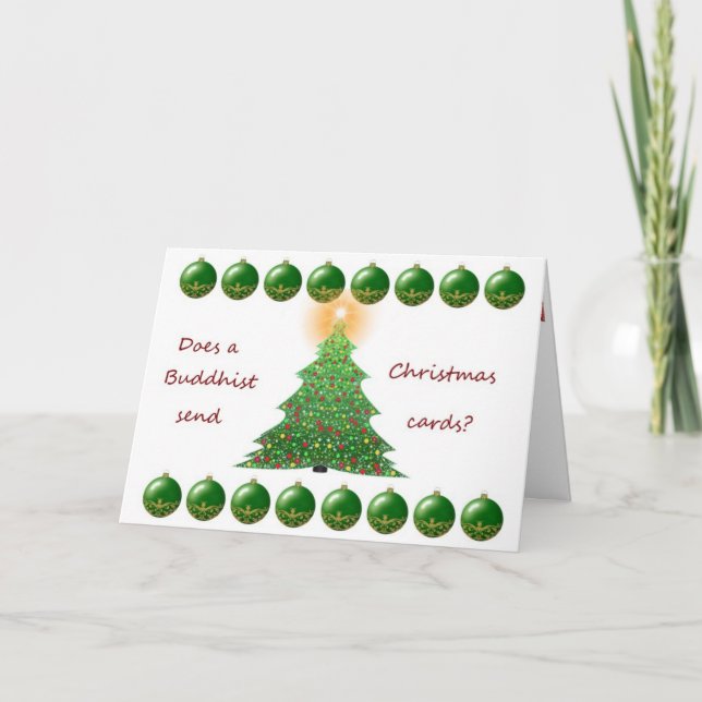 Carte Noël bouddhiste (Devant)