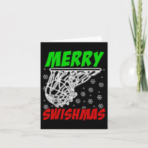 Carte Noël Bysketbyll Joyeux Swishmas Père Noël Xmas Gif