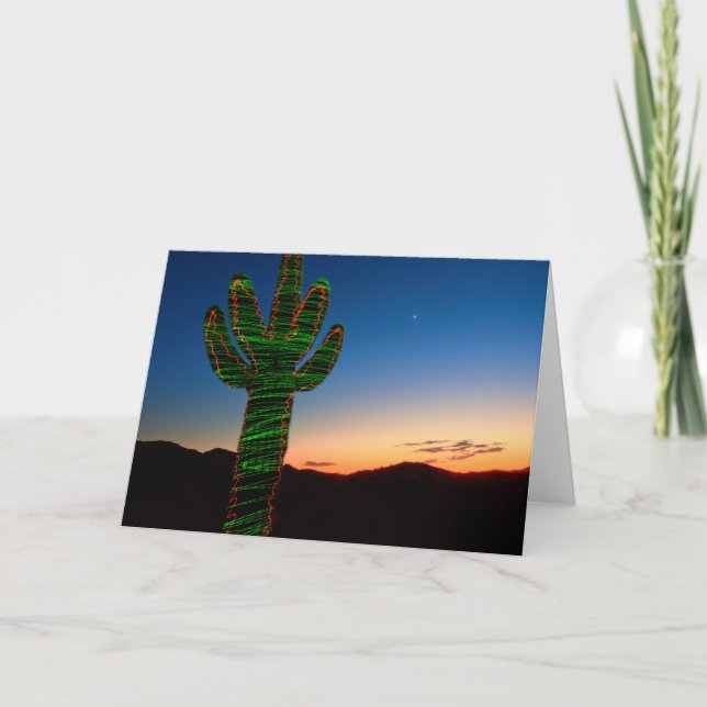 Carte Noël Cactus (Devant)