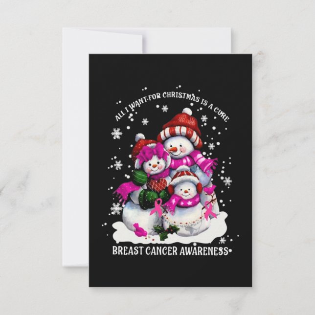 Carte Noël cancer du sein (Devant)