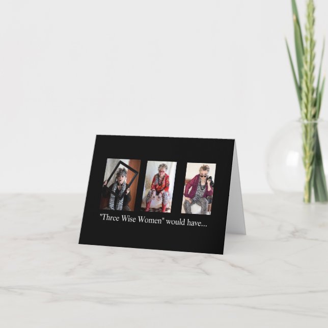 Carte Noël Ce que Trois Femmes Sages auraient fait   (Devant)