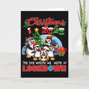 Carte Noël Celui Où Nous Étions Dans Le Pengui De Lockdo