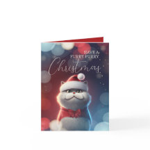 Noël Cute Père Noël Cat Furry