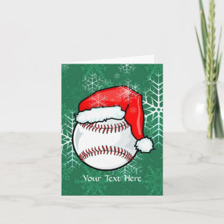 Carte - Noël de base-ball