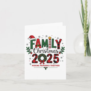 Carte Noël de famille 2025 Jumelage de Noël Faire mémoir