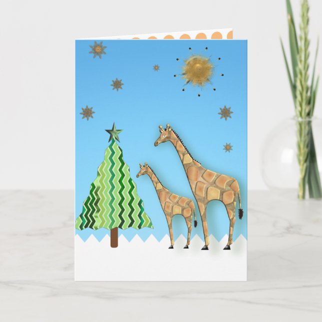Carte Noël de GIRAFE (Devant)