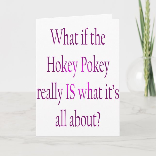 carte noël de hokey pokey (Devant)