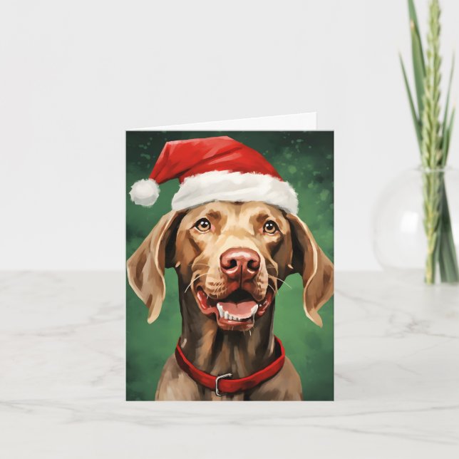 Carte Noël de Vizsla (Devant)
