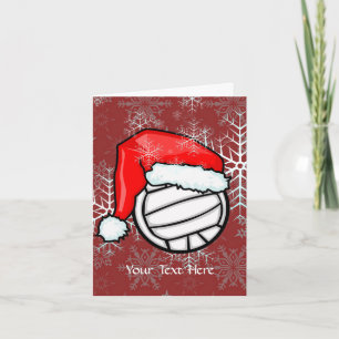 Carte - Noël de volley-ball