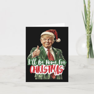 Carte Noël Donald Trump Président 2024 Dancing Funn