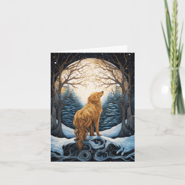 Carte Noël d'or (Devant)