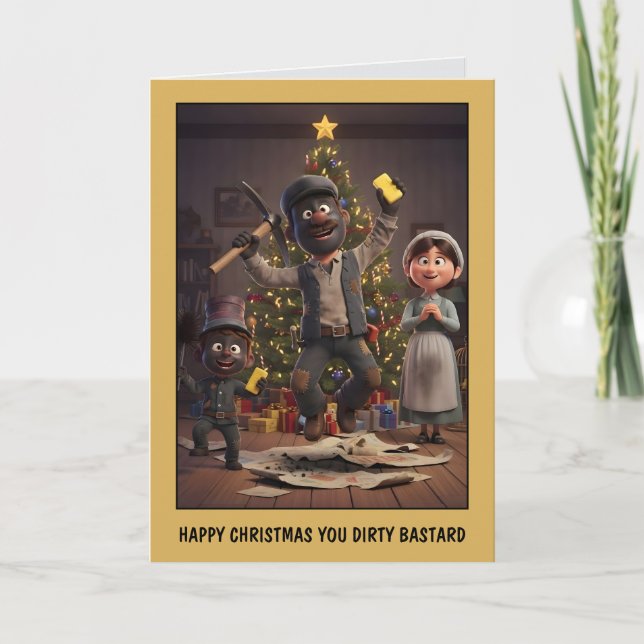 Carte Noël drôle (Devant)