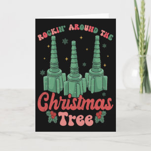 Carte Noël drôle infirmière thérapeute respiratoire Noël
