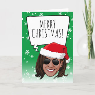Carte Noël drôle Kamala