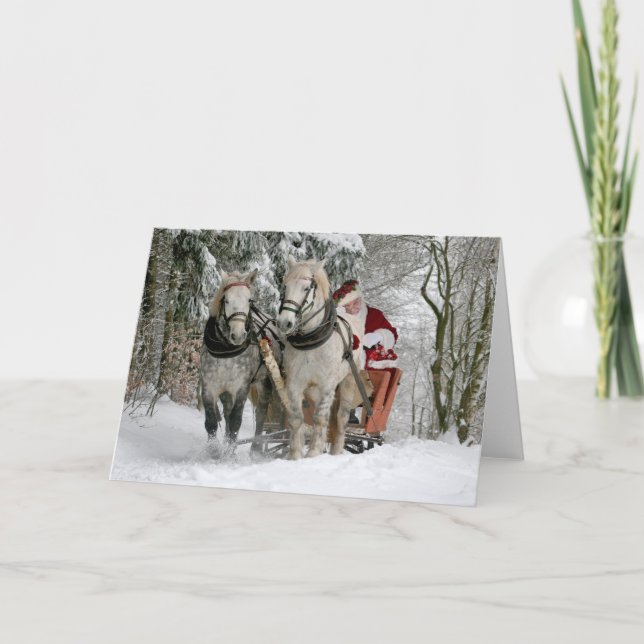 Carte Noël drôle Père Noël (Devant)