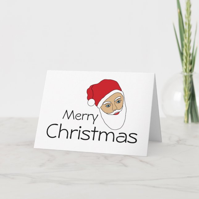 Carte Noël du Père Noël (Devant)