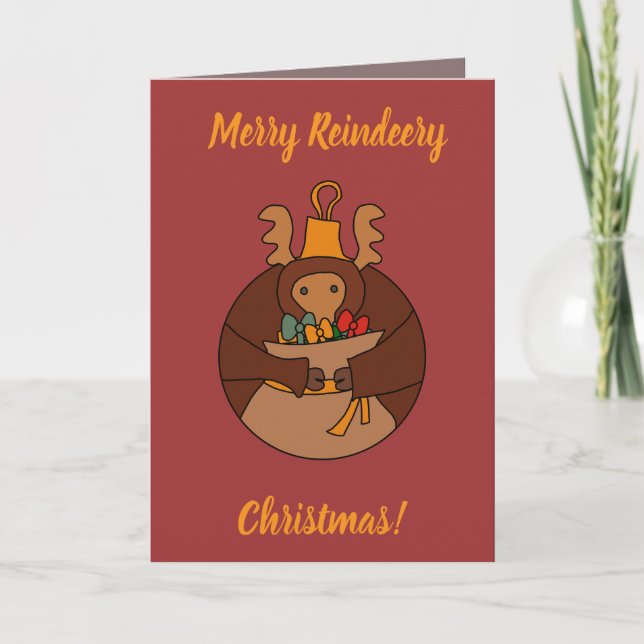 Carte Noël du renard (Devant)