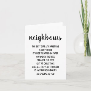 Carte Noël du Voisin de Cœur