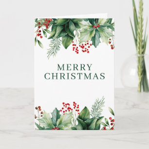 Carte Noël élégant personnalisé