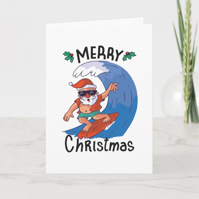 Carte Noël en juillet (Devant)