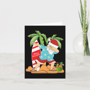 Carte Noël En Juillet Dabbing Père Noël Eté Watermelon