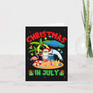 Carte Noël En Juillet Drôle Noël Été
