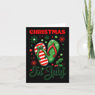 Carte Noël En Juillet Flip Flops Xmas Flip Flops Summe