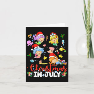 Carte Noël En Juillet Père Noël Mermaid Lover Summer Bea