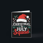 Carte Noël En Juillet Squad Chemise Famille Vacances Sum<br><div class="desc">Noël En Juillet Squad Chemise Famille Vacances Été</div>