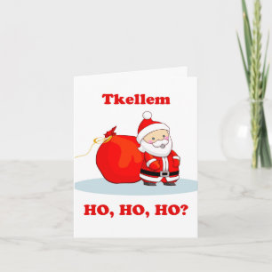 Carte Noël en maltais, parlez-vous Ho, Ho, Ho?