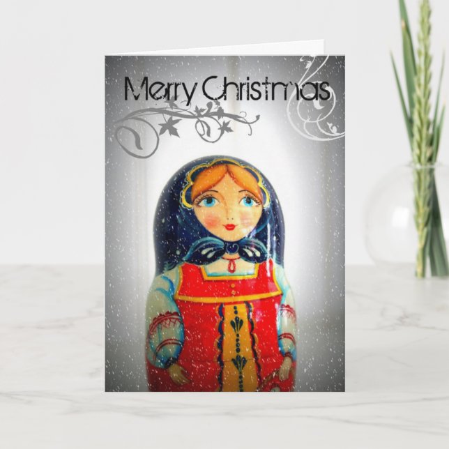 Carte Noël en Russie (Devant)