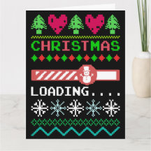 Noël est en train de charger amusant laide de Noël