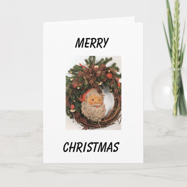 CARTE NOËL EST LE MOMENT DE PENSER À "VOUS" (Devant)