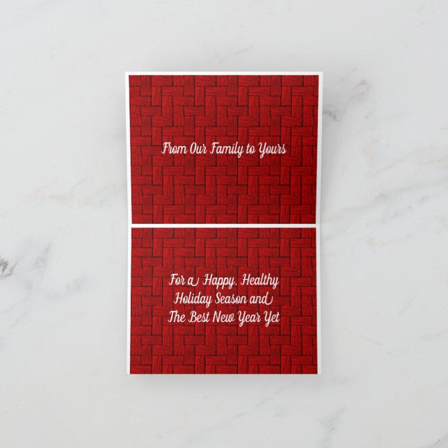 Carte Noël et Nouvel An (Intérieur)