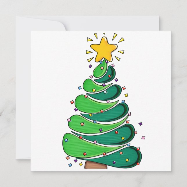 Carte Noël Fantaisiste (Devant)
