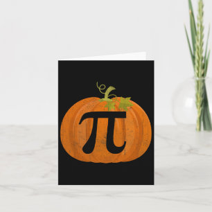 Carte Noël - Fun Math Geek Math Citrouille Pie