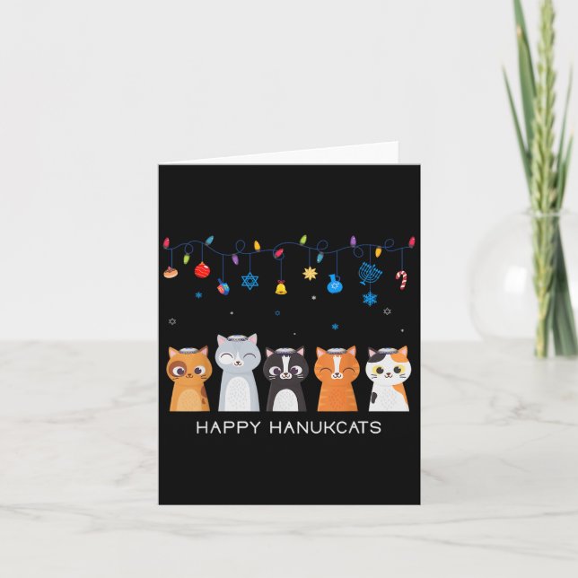 Carte Noël Hanoukka Menorah Store Ugly Hanoukka Swe (Devant)