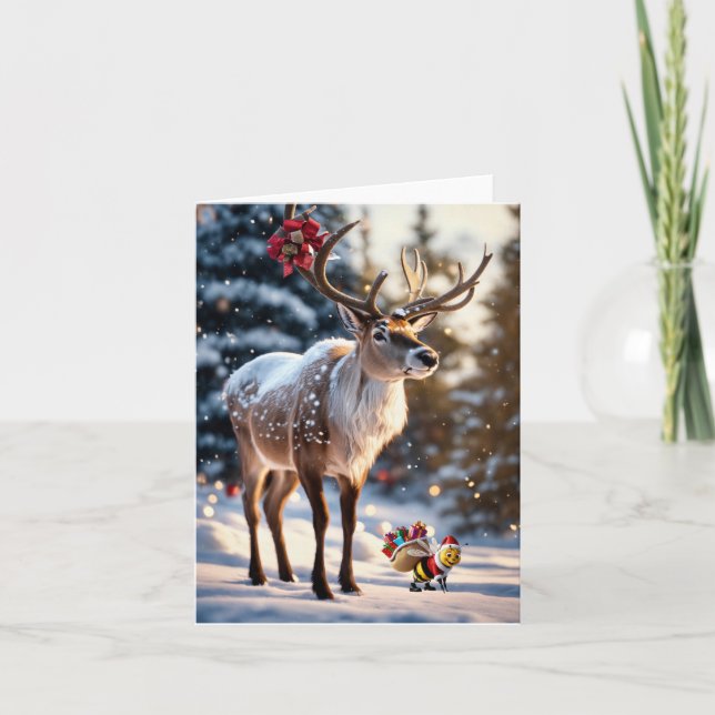 Carte Noël Happ-Bee. (Devant)