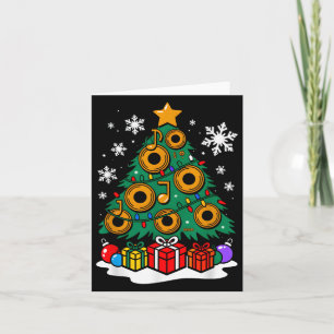 Carte Noël Joueur Dj Xmas Arbre Drôle Musique Amoureux S