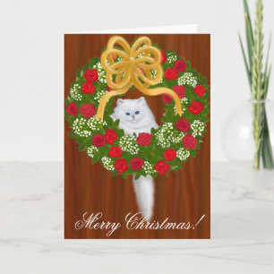 Carte Noël Kitten