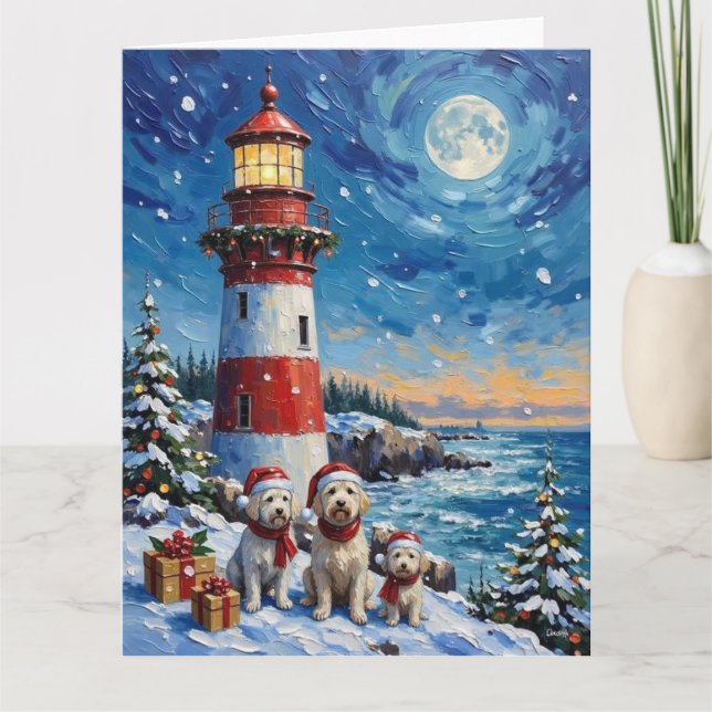 Carte Noël Maltais au Phare de Fêtes (Devant)