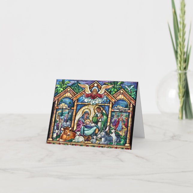 Carte Noël Nativité Noël Joyeux Noël (Devant)