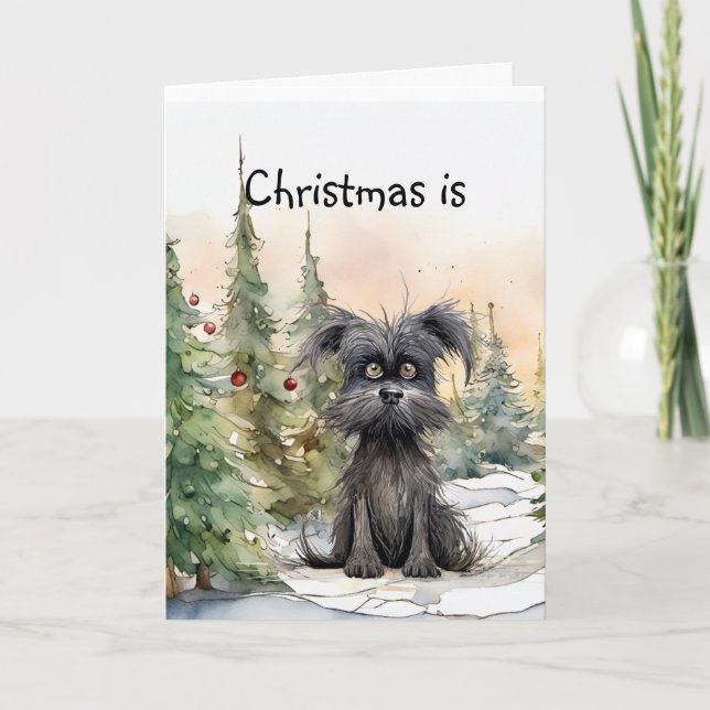 Carte Noël n'est pas pour toi, ça va (Devant)