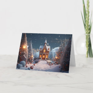 Carte Noël pain d'épices