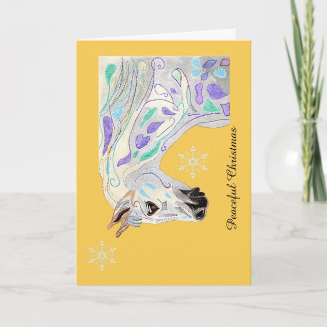 Carte Noël paisible (Devant)