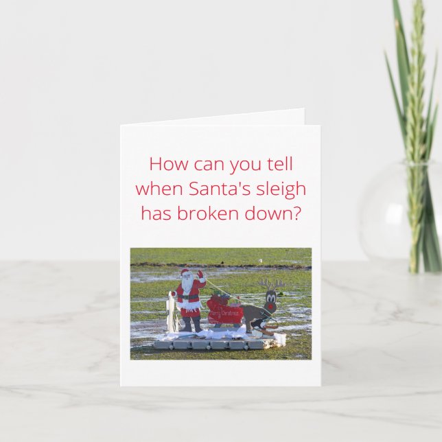 Carte Noël père Noël (Devant)